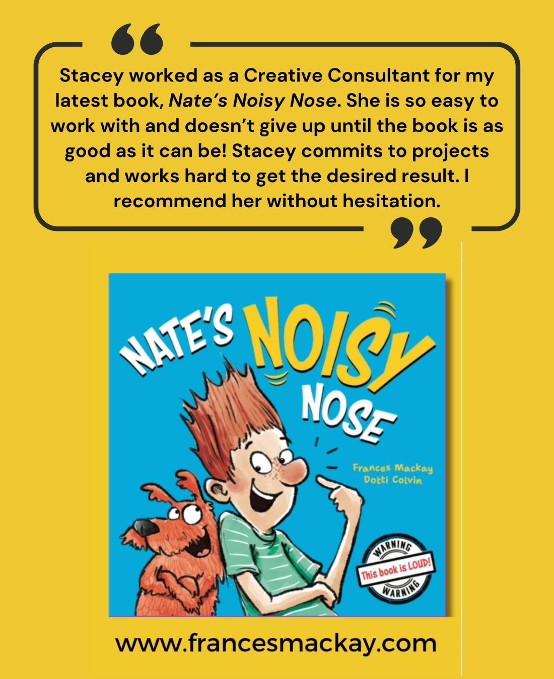 Nate's Noisy Nose